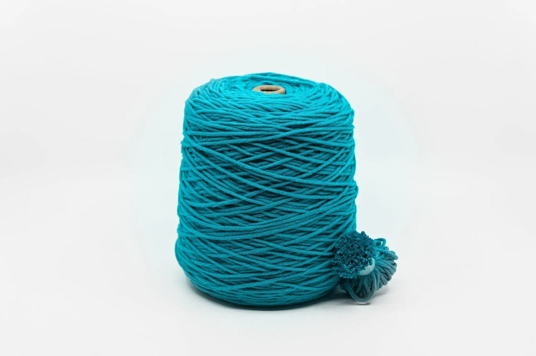 Acryl-Tuftinggarn auf Kone, 400g in Turquoise