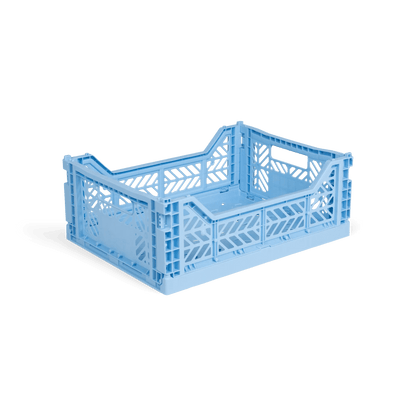 Aykasa Midi Faltkiste in Baby Blue, Tuftingmaschinen-Grösse