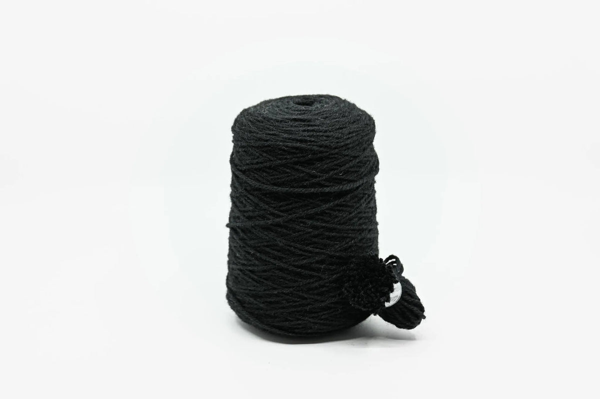 Rugwool NZ-Tuftinggarn, 500g-Kone in Black