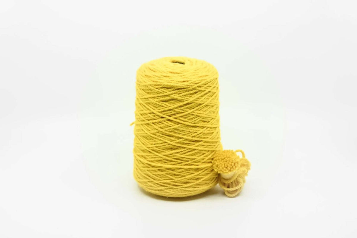Rugwool NZ-Tuftinggarn, 500g-Kone in Bright Yellow