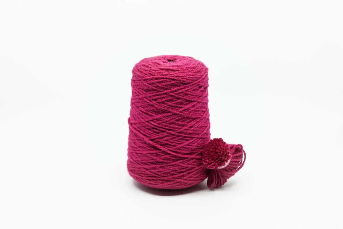 Rugwool NZ-Tuftinggarn, 500g-Kone in Magenta