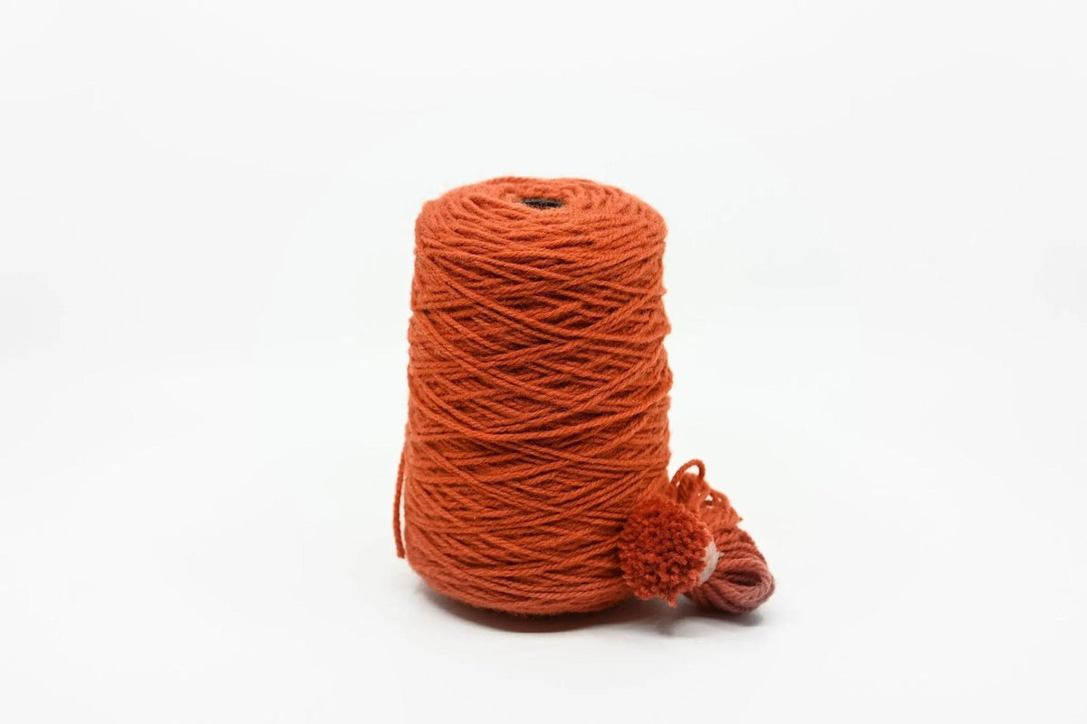Rugwool NZ-Tuftinggarn, 500g-Kone in Rust