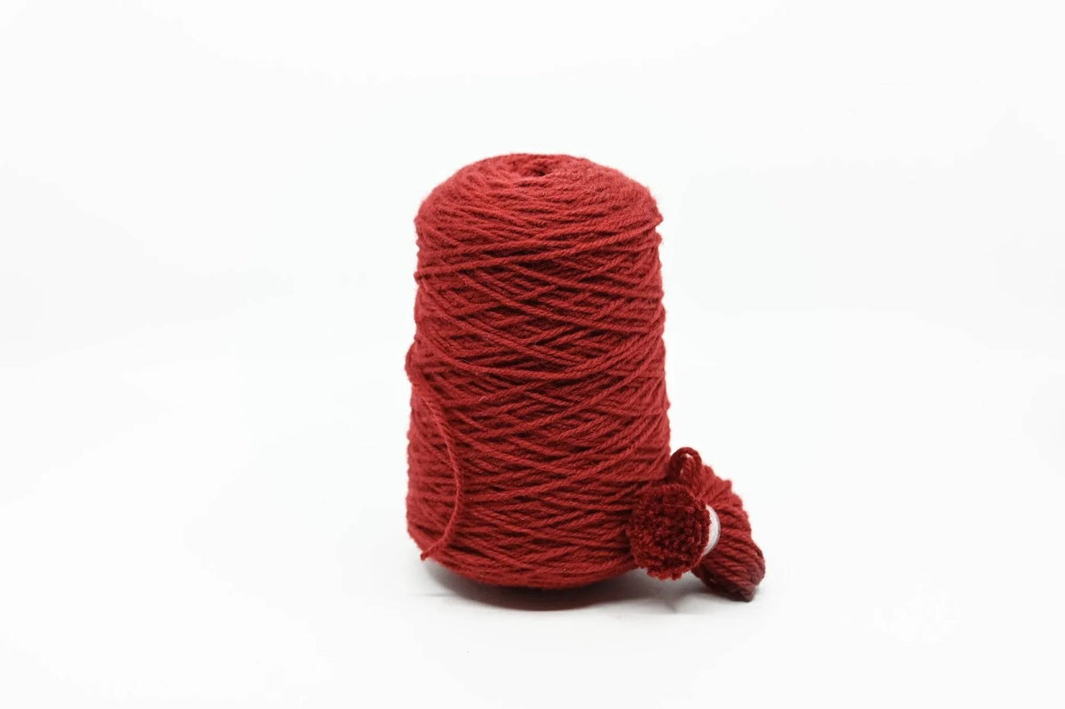 Rugwool NZ-Tuftinggarn, 500g-Kone in Red