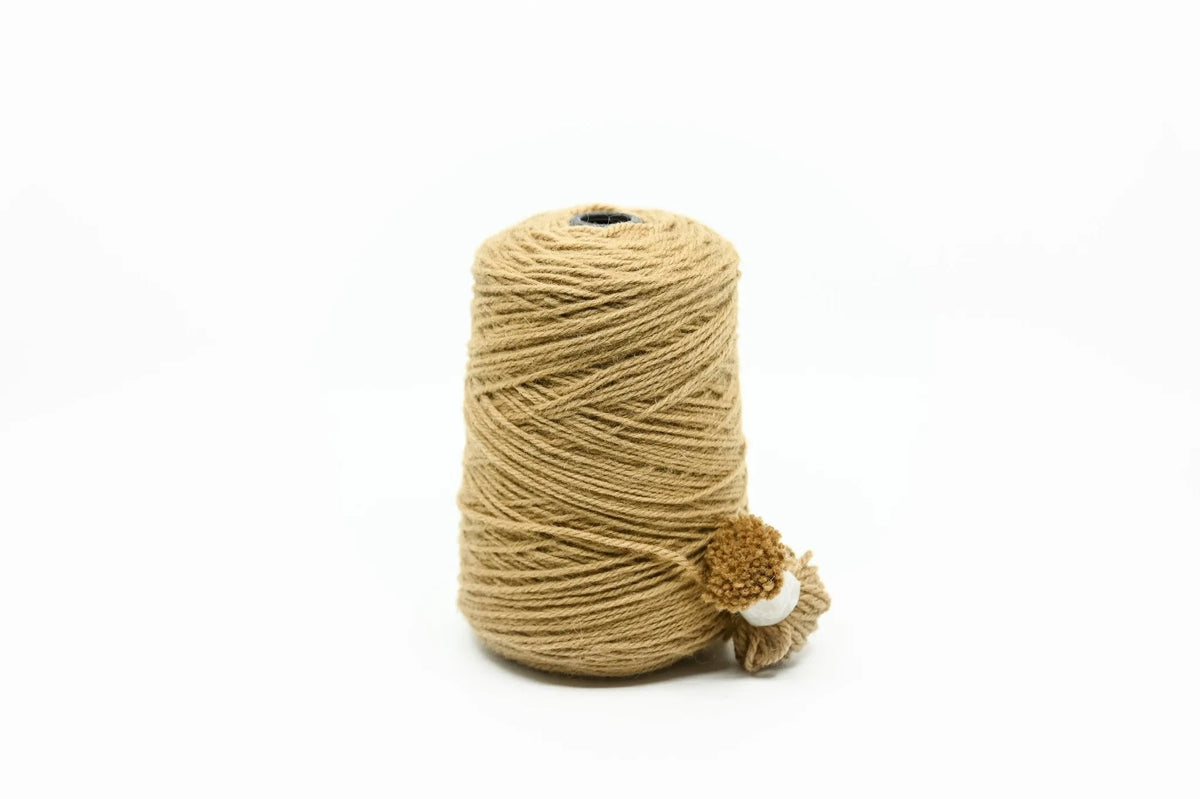 Rugwool NZ-Tuftinggarn, 500g-Kone in Sand
